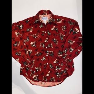 Rockmount Ranch Wear Vintage button down top sz S